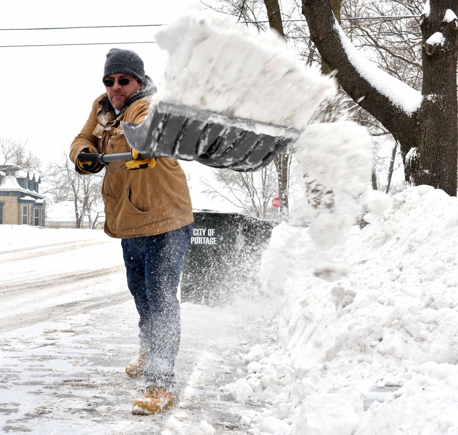 Shoveling